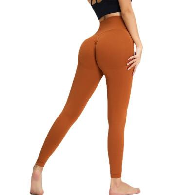 China New Breathable Seamless Leggings Women High Waist Gradient Yoga Pants Sexy Booty Legging Butt Crack! crack! Fitness Legging Sports Tights for sale