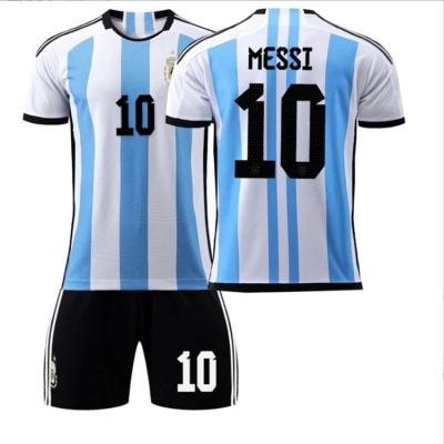 China Argentina World Sets 2022 Thailand Soccer Jersey Home Cup Shirt Soccer Jerseys Football Wear Soccer Jerseys Away For Thai Men for sale