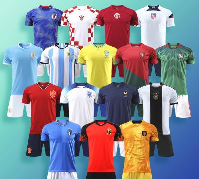 China 2022-2023 Boys And Girls National Team Kit Argentina Brazil World Cup Qatar Football Shirt Soccer Jerseys Square for sale