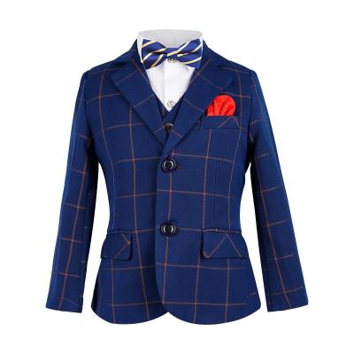 China Polyester/Cotton Wholesale Formal Suits For Teen Boys Party Clothing Gents Sets For Wedding 8-10-14 Years Plus Size for sale