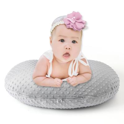 China Viable Knit Minky Nursing Pillow Cover For Baby Nursing Feeding Pillow for sale