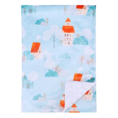 China Anti-bacteria Booths in Forest Blanket, Fitted Cozy Baby Blanket Throw Blanket for sale