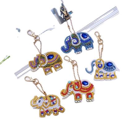 China W-QC013 Modern Diamond Painting DIY Handmade For Adults Animal Keychains for sale