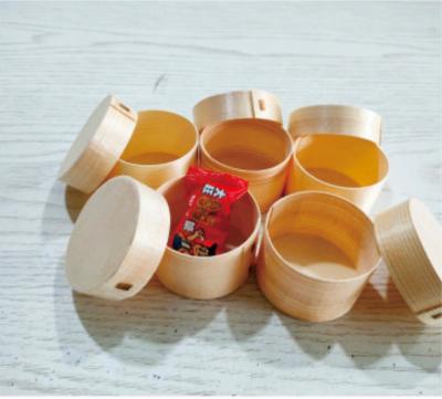 China Bio-degradable Biodegradable Wooden Round Takeaway Packaging Food Container Cake Veneer Cheese Grazing Deli Board Christmas Gift Box for sale