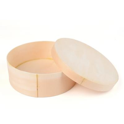 China Disposable Whosale cheap wood round cake packaging box for cake for sale