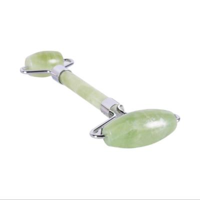 China Portable/Durable/Washable High Quality Green Stong Frame/Facial Massager Jade Roller for Anti-puffiness and Anti-aging with packing boxes for sale