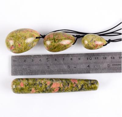 China Good quality natural beauty jade yoni massage and egg stick noisy set for sale