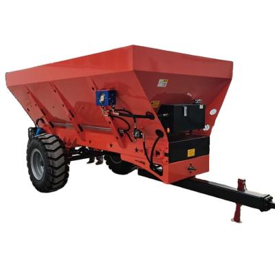 China 8 Tons Double-Disc Fertilizer Spreader Organic Fertilizer Spreader Type Good Quality 2FGB-8 Fertilizer With Large Capacity for sale