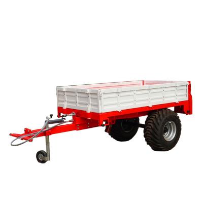 China Farm Trailer For Farm Trailers Walking Tractor 7CX Series With Hydraulic Tractor Dump Agriculture Rear Tipper Lift 3 Way Box Tilting Trailer for sale