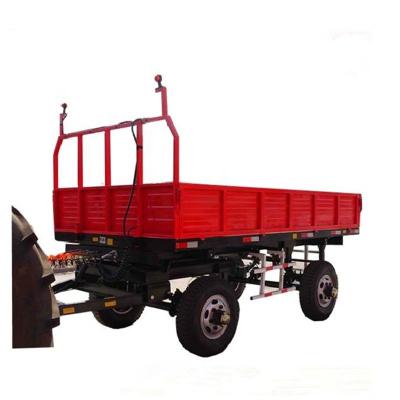 China Farm trailer for 7C series walking tractor 2020 new farm trailer agricultural tractor trailer and tipping trailer for sale