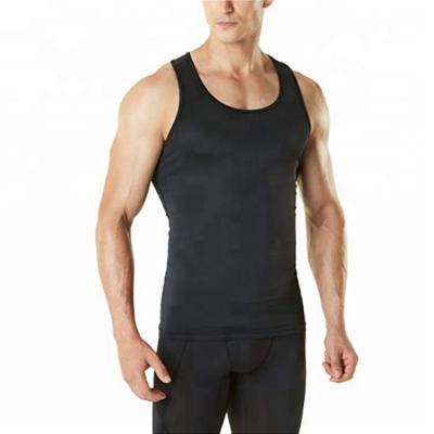 China Custom Breathable Fitness Vest Cotton Anti-pilling Open Side Men Beach Top for sale