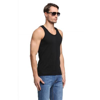 China Custom Men's Anti-Pilling Singlet 100% Cotton Square Top Tank Tops for sale