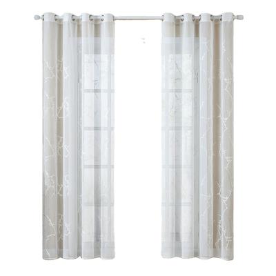 China Newest Styles Breathable Fashional Designs Cheap White Fabric For Curtains 100% Sheer Organza Linen Fabric for sale