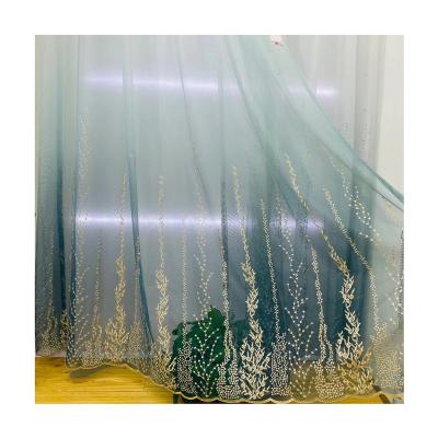 China Factory direct breathable high quality 2022 wholesale elegant 100% pure polyester curtain fabric for household for sale