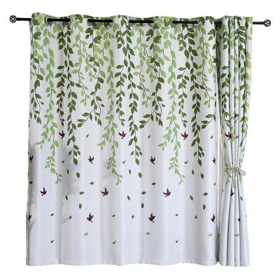 China Blackout Factory Directly Supply Blackout 100% Polyester Curtain Fabrics For Living Room Decorations Cloth Curtain White for sale