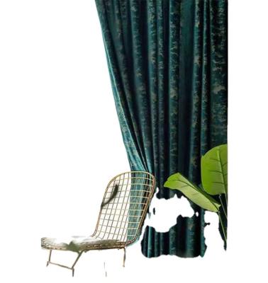 China 2022 Wholesale Custom Home Decor Style Velvet Curtain Fabric Cheap Blackout Promotional Cheap Custom Made for sale