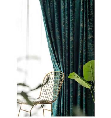 China Blackout Free Sample Offered 2022 Wholesale Customized Style Velvet Curtain Fabric For Household Decorations for sale