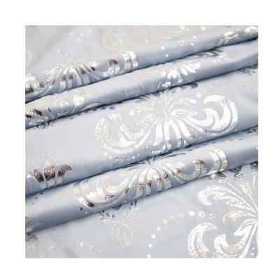 China European Blackout Curtain Reflective Silver Pile Curtain Fabric Customized New By Amazon And American Aluminum Foil Style for sale