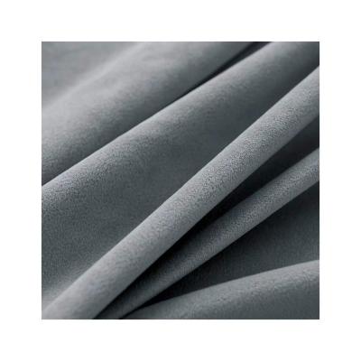 China Blackout factory direct sales 2022 wholesale 100% polyester velvet curtain fabric For Sales manufacturers in the supermarket for sale