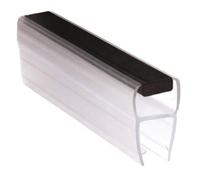 China Traditional Clear Rubber Shower Screen Seal Strip Door Frame Brush Seal For Doors for sale