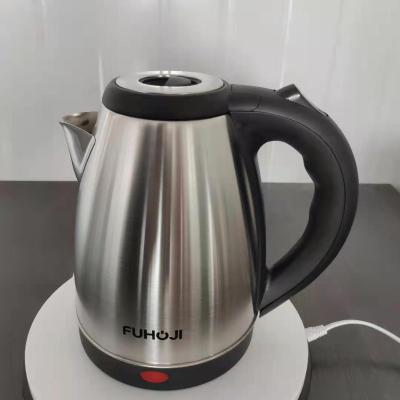 China Newest Design 220V 1.8L Household Electric Good Quality Multifunctional Hotel Kettle FUHOJI Kettle Stainless Steel Electric Kettle for sale