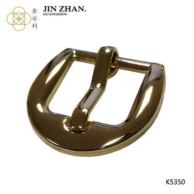 China K5350 imi half round belt buckle nickel free gold color used for bag for sale