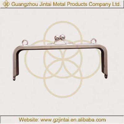 China 2016 Fashion Metal Purse High Quality Handbag Purse Frames 21cm*8cm Purse Frame Metal Screw Purse Frame for sale