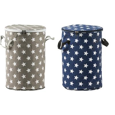 China 2021 Recyclable Modern Waterproof Collapsible Minimalist Laundry Bag With Lid for sale