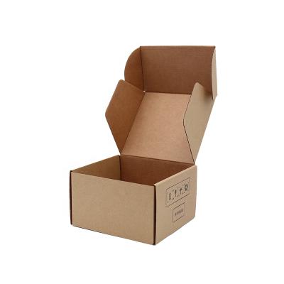 China Eco Friendly Recycled Materials Logo Printed Kraft Paper Box Custom Durable Corrugated Cardboard Packaging Boxes for sale