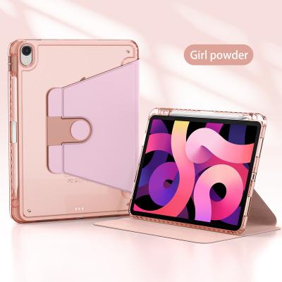 China Hard Case 12.9 INCH Transparent Hard Shell Protective Case With Pen Slot 360 Degree Drop Protection For iPad Pro for sale