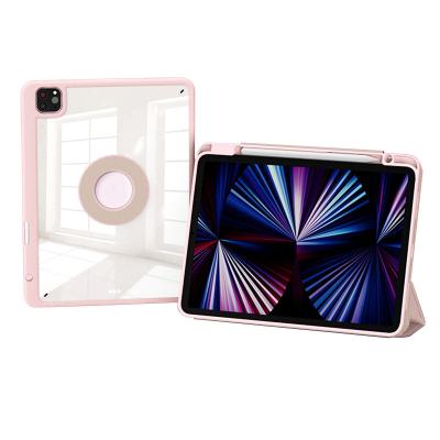 China Hard Case for iPad Air4/5 10.9 inch Detachable 360 ​​Degree Triple Swivel Cover with Pen Holder with Magnetic Suction Tablet Case for sale