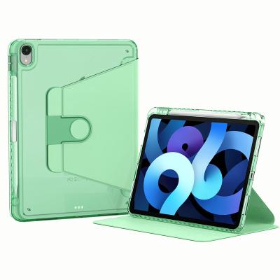 China Hard Case 9.7 INCH Transparent Hard Shell Protective Case With Pen Slot 360 Degree Drop Protection For iPad Air 1/2/2017/2018 for sale