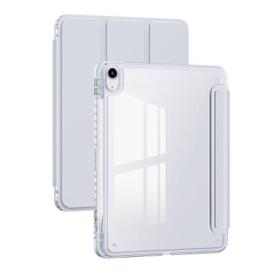 China Hard Case For iPad mini6 8.3 inch Soft Edge HD Transparent Hard Case Straight Pen Slot,Triple Cover Tablet Case for sale