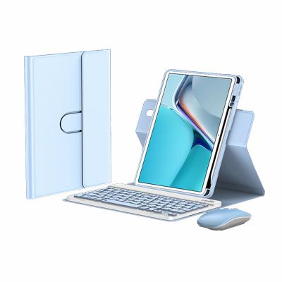 China Matepad Hard Case 10.4 Inch Keyboard Cover With Rotate Function With Sleep Wake With Pen Slot For Huawei Tablet Case for sale