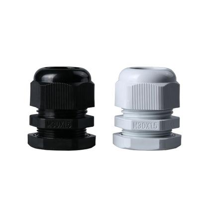 China Sealing piece plug firmly cable M30*1.5 plastic cable glands hose nylon gland plastic joint waterproof ip68 connector with CE for sale