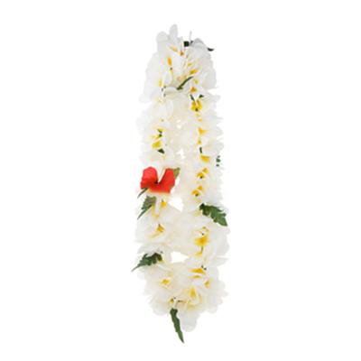 China High Quality Handmade Artificial Polyester Lei Necklace For Hula Luau Hawaiian Party for sale