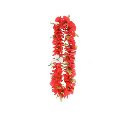 China High Quality Multicolor Polyester Garland Necklace For Hawaiian Store Party Supplies Wholesale Garland for sale