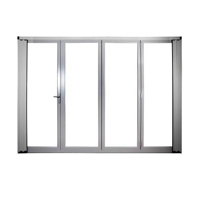 China Windproof Aluminum Bi Folding Sliding Patio Doors for sale