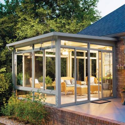 China Modern Customize Size And Design Garden Glass House PVC Plastic Sunroom for sale