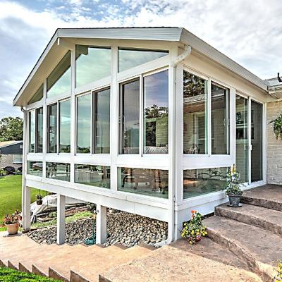 China Tegood Solarium Aluminum Alloy Modern Glass Homes for sale