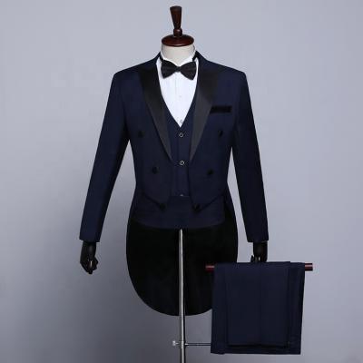 China Anti-Wrinkle Most Popular Suit Fashion Wedding Groom Cloth Suit Slim Fit TR Tuxedo Suits for sale