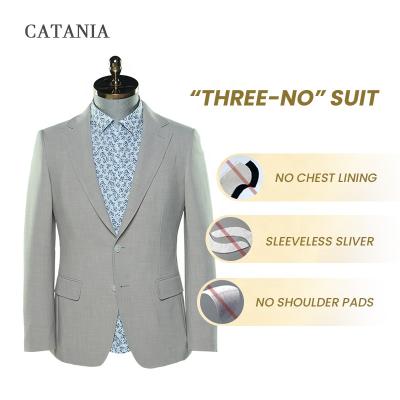 China Breathable Interesting Buy Latest Mens Blazer Suit Design Slim Fit Popular Mens Solid Color Suit for sale