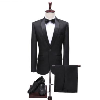 China Anti-wrinkle China Brand Customization Manual Mens Suits 2 Pieces Classic Mens Suits Wedding Tuxedos for sale