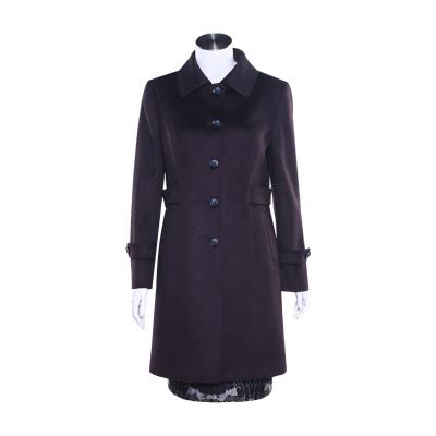 China Anti-wrinkle color can be customized long wool cashmere coat fabric single breasted coat wool coat for sale