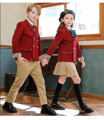 China Children Suits School Uniforms Patterns School Uniforms AOSHI School Uniform Sweaters Educate T-shirts Uniform International School Uniforms for sale