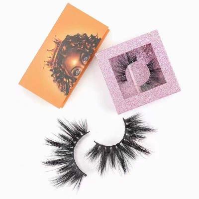 China Natural Long Lick Wholesale Seller Create Your Own Real Lashes 25mm Mink Eye Lashes for sale