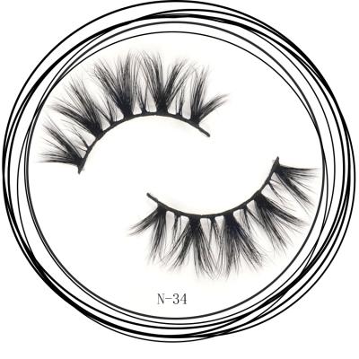 China Luxury Grade 3D 15mm Long Natural Hot Sale False Eyelashes Supply Full Strip False Mink Eyelashes by lashes3d wholesale seller for sale