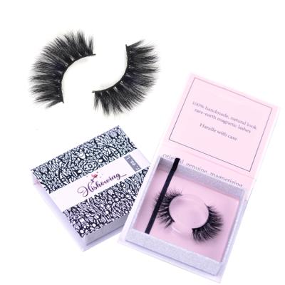 China Crisscross Real Mink Fur Eyelashes 100% Mink Lashes Tapered Mink Lashes Seller for sale