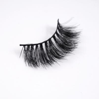 China Wholesale good quality natural soft 3d mink eyelash with private label wick applicator logo, full strip lashes custom eyelash packaging for sale