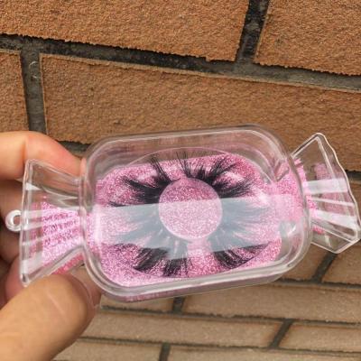 China Private label 3d faux mink eyelashes box long natural tapered eyelashes for eyelash for sale